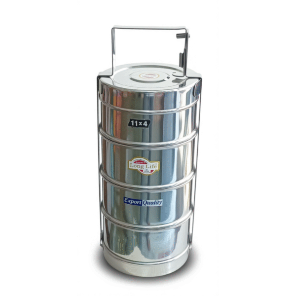 Stainless Steel Tiffin Carrier 4 Containers Lunch Box